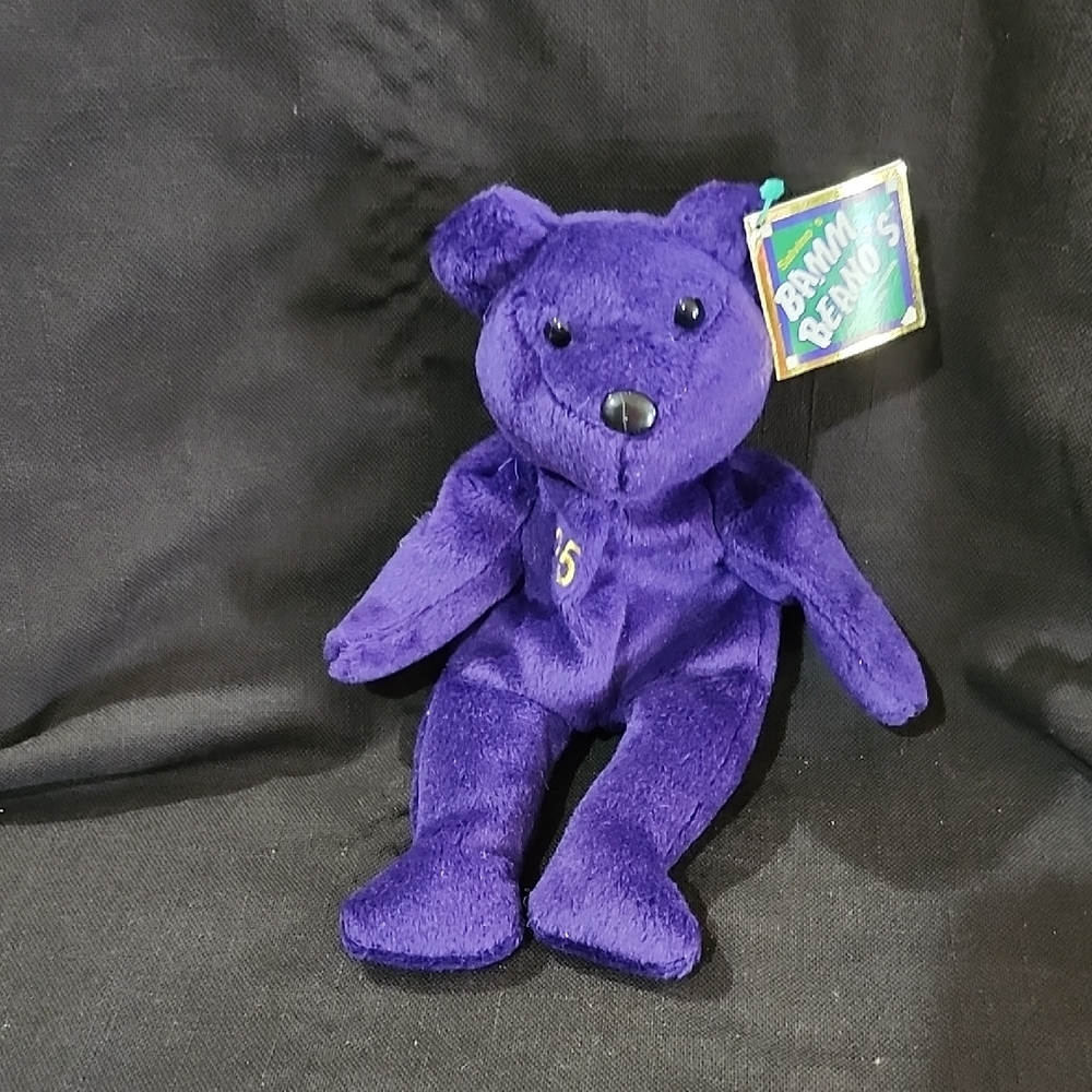 VINTAGE BAMM BEANO'S MARK MCGWIRE BEANIE BEAR